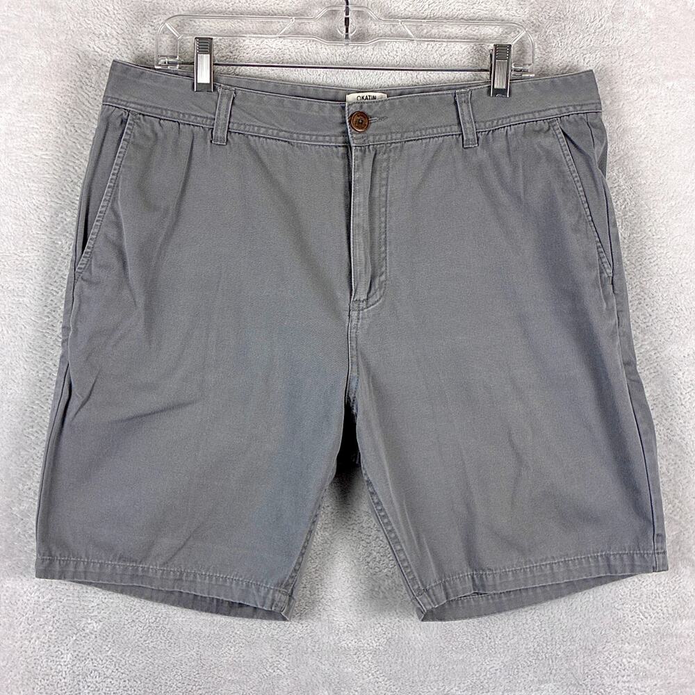 Katin Shorts Mens 36 Gray Twill Chino Preppy Beach Summer Surf Classic Huckberry